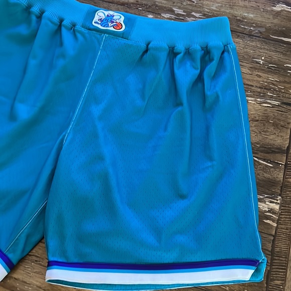 Mitchell & Ness Charolette Hornets Basketball Shorts - Picture 3 of 9